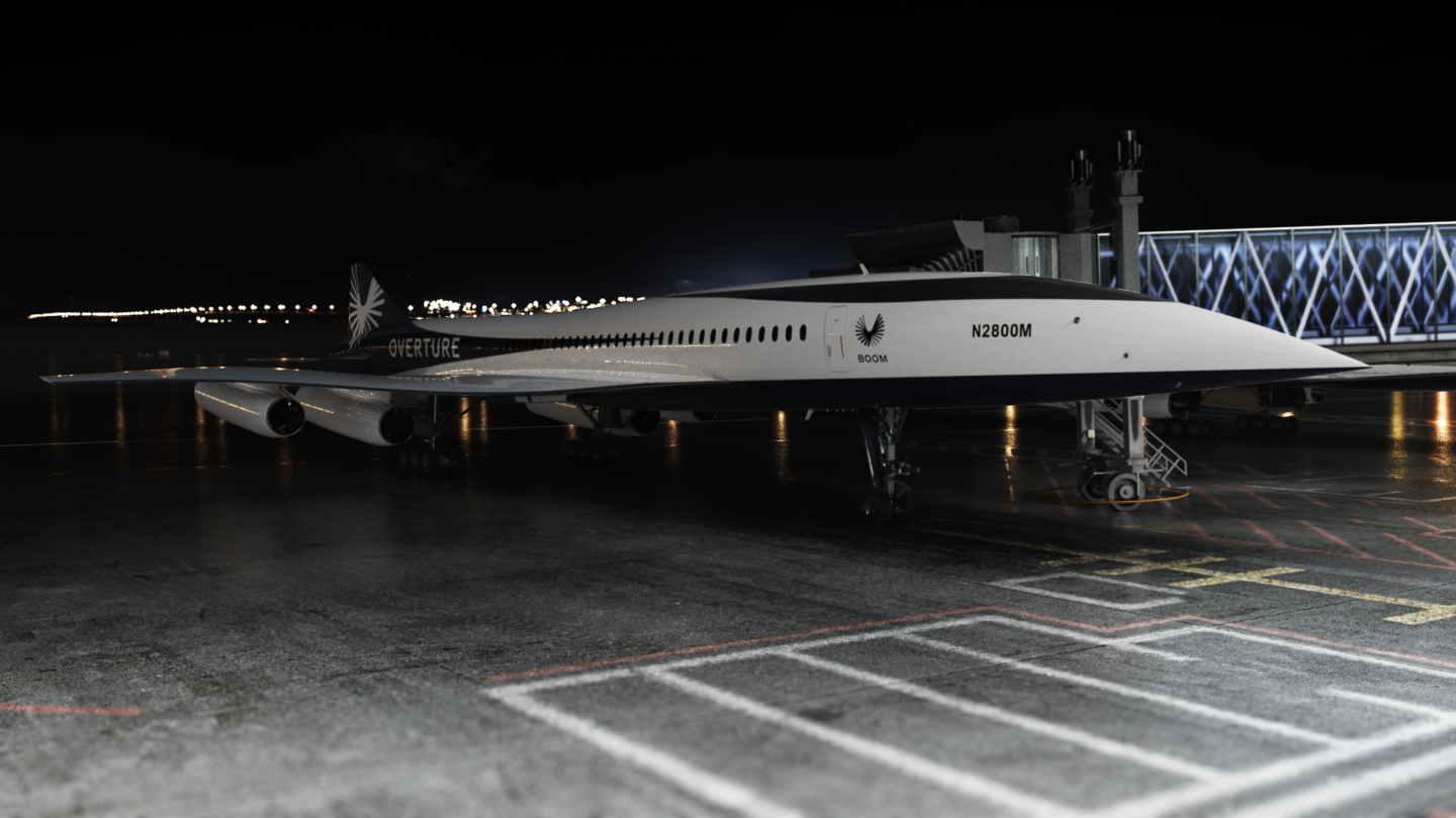 Boom Supersonic's Overture, the world's fastest airliner -- optimized for speed, safety, and sustainability. 